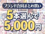 【まとめ買い】1，900作品以上から5本選んで5，000円！冬のブランド合同セット